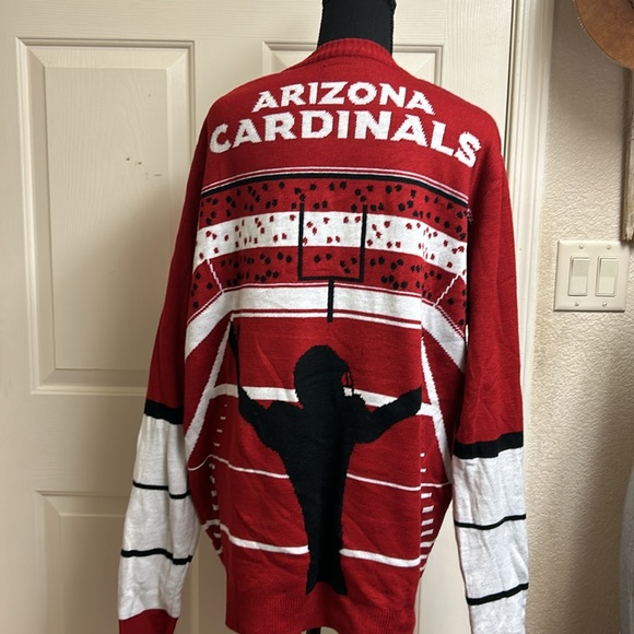 NFL Shop Arizona Cardinals Cardinal Stadium Light Up Sweater Team Appare… - Picture 7 of 11